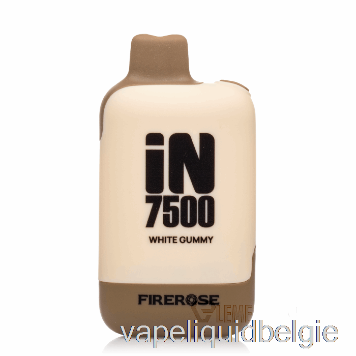 Vape-vloeistof Firerose In 7500 Wegwerpbare Witte Gummy